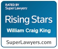 Rated By Super Lawyers | William Craig King | Selected In 2020 | Thomson Reuters